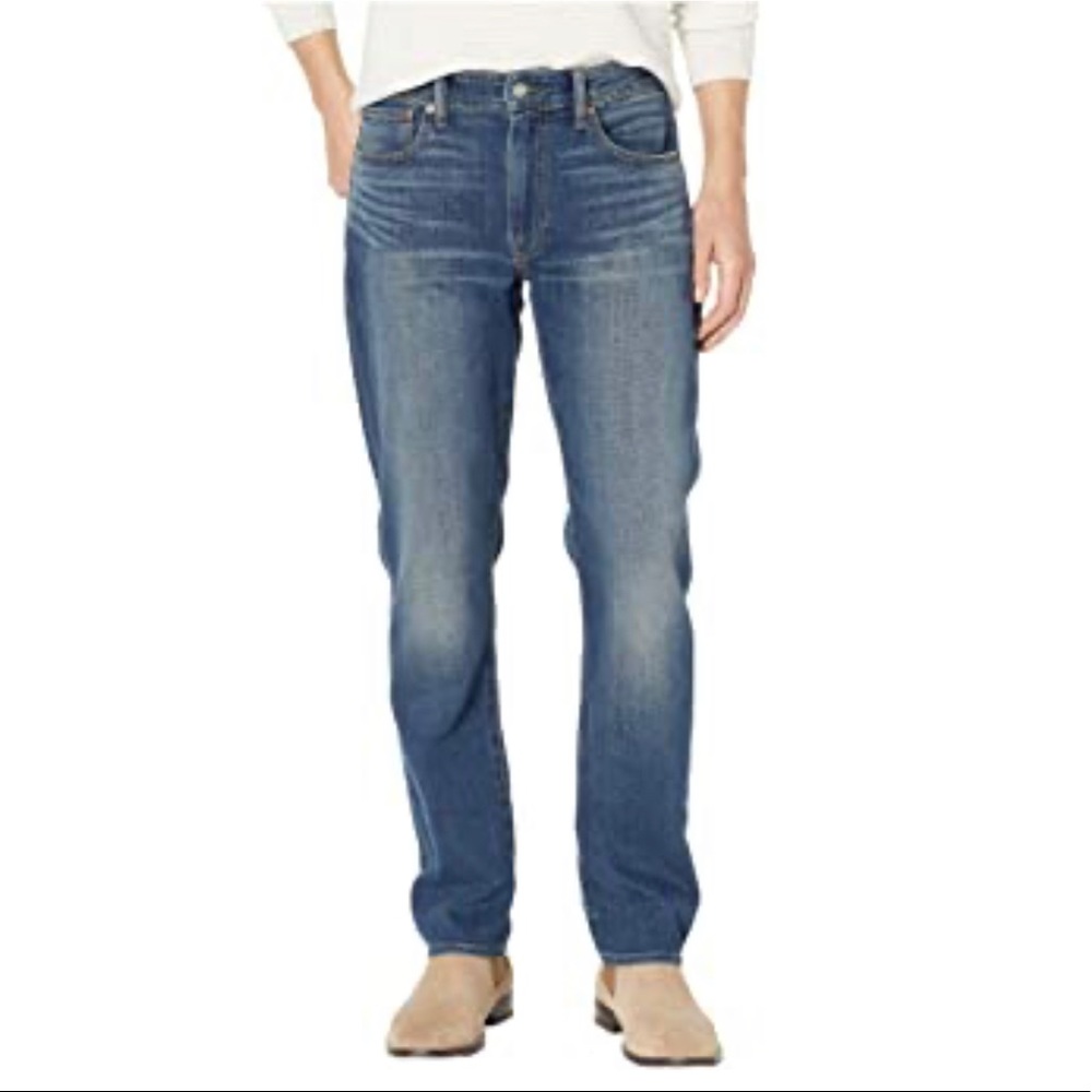 Lucky Brand Jeans Dungarees Boot Cut 33 Short 100% Cotton Vintage